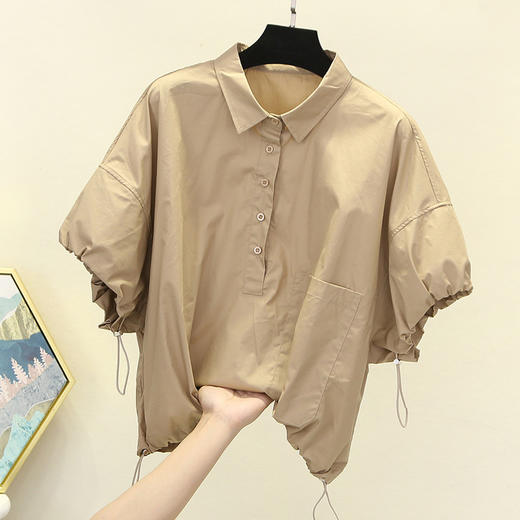 裁缝学苑AQ44设计感抽绳短袖衬衫纸样女装衣服夏季上衣打版裁剪图 商品图2