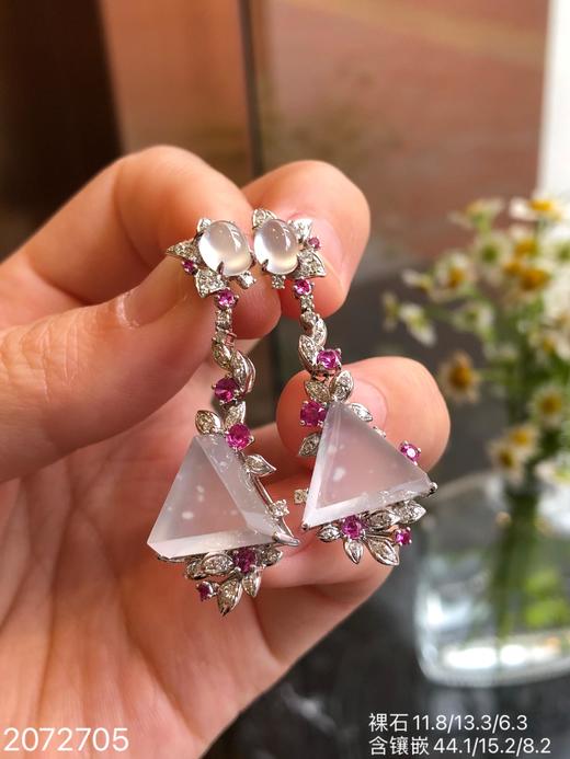 2072705，玻璃三角形耳坠，32999 商品图0