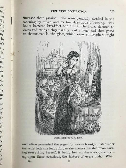 1872年 戈德史密斯《威克菲尔德牧师》 10余幅插图 漆布精装36开 商品图7