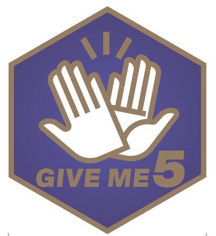 【赠品勿拍】5周年实体徽章 商品图0