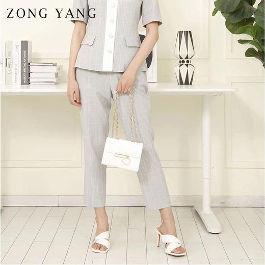 宗洋2022夏季新品女款小脚裤BXL1CK8066-19 商品图0