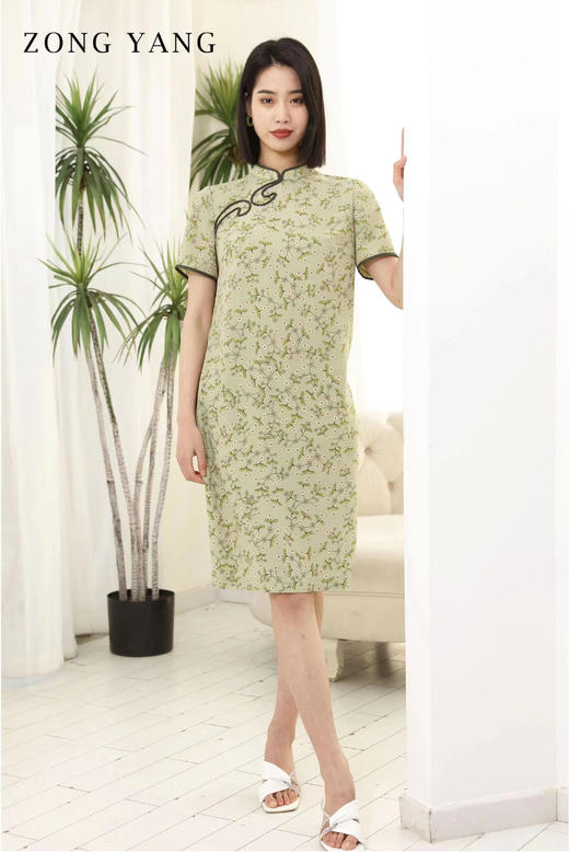 宗洋2022夏季新品印花连衣裙BXL3ST8080-60 商品图2