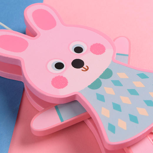 弥鹿 mideer 木质提线玩偶-兔子 商品图3