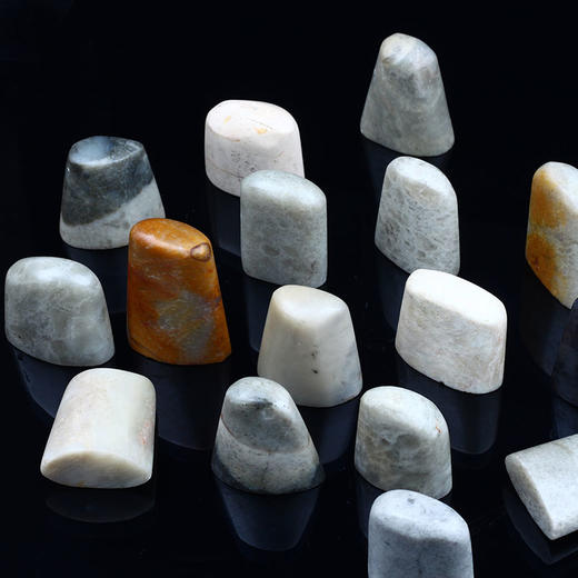 特价长白石随形练习石/引首章料/硬度适中刀感细腻爽脆/无盒 商品图4