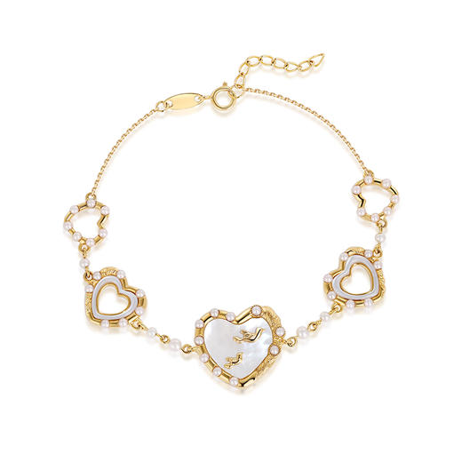 Love Note 情书系列 | 飞鸽爱心手链 商品图3