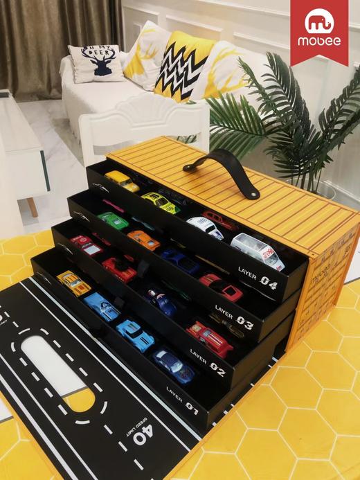 【六一礼物】mobee集库汽车礼盒儿童玩具车男孩合金小汽车仿真模型六一礼物 商品图0