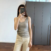 【MAOmore】一线品牌同厂春夏新品简约圆领羊毛背心慵懒随意可飒可性感 商品缩略图4
