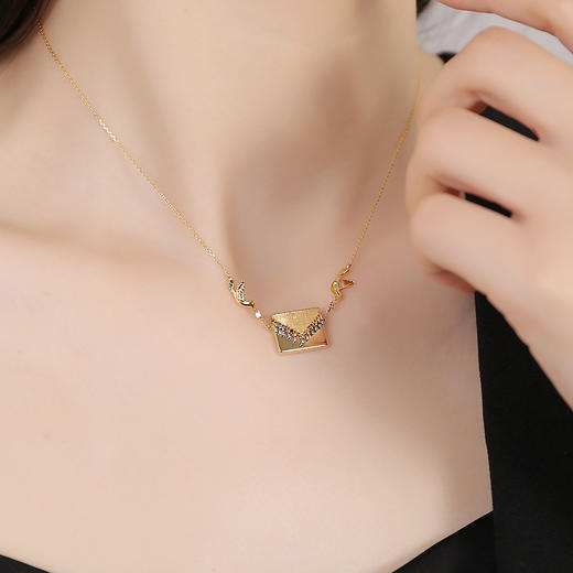 Love Note 情书系列 | 飞鸽情书项链 商品图2