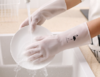 家务手套   透白款洗衣塑胶皮家用清洁橡胶厨房洗碗洗菜3.145 商品缩略图5