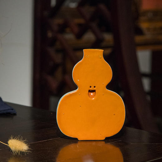 清 青釉葫芦形壁瓶 商品图1