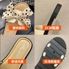 网红韩版夏季拖鞋女外穿平底波点沙滩鞋时尚休闲蝴蝶结凉拖一字拖 商品缩略图3