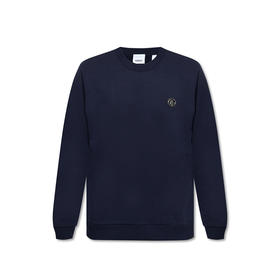 BURBERRY 博柏利 男士 Monogram Motif Appliqué 棉质卫衣专属标识嵌花棉质运动衫 男士卫衣 深蓝 8043238 B1488