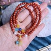 QSZB-NHSL39 民族风男女三圈南红蜜蜡手链 商品缩略图4