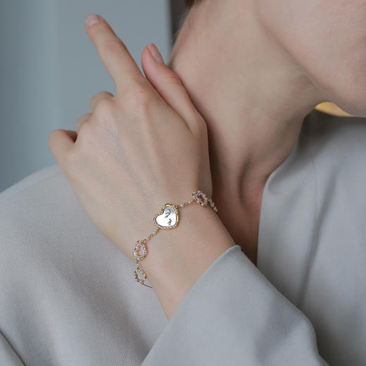 Love Note 情书系列 | 飞鸽爱心手链 商品图2