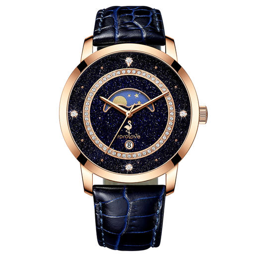 【ROROLOVE】情侣Lover系列 天然钻石腕表 天然钻石情侣手表满天星情侣对表（ 56/48颗） 商品图2