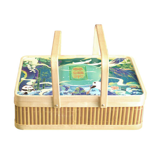 【蜂蜜礼盒】等蜂来艾礼纯甜竹篮礼盒（洋槐蜂蜜＋野山花蜜+艾草枕） 商品图4