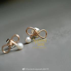 SpoiledBrat Jewelry荆棘珍珠耳钉