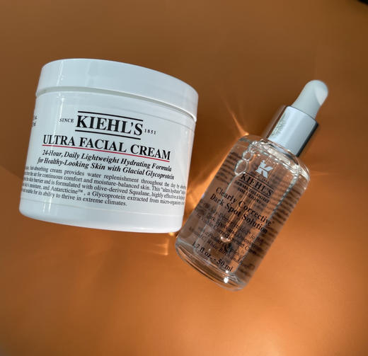 【授权商品 促销款】美国 Kiehl＇s 科颜氏高保湿面霜125ml+科颜氏新集白白均衡精华液50ml 礼盒装 商品图4