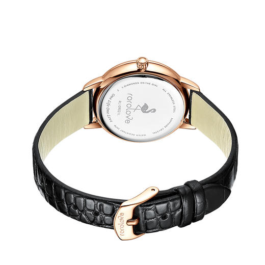 【ROROLOVE】极光Daylight系列 天然钻石腕表 天然钻石手表女满天星轻奢简约女表腕表（3颗钻/12分） 商品图4