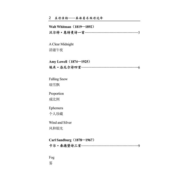 试读PDF-9787308224680(1-1)-美诗佳韵:英语著名短诗选译_002.jpg