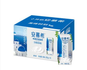 伊利 安慕希希腊风味酸奶 原味205g*16盒/箱 