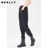 NEELLY纳俪商场同款黑色松紧腰束脚裤女2022夏季运动裤薄款百搭N22044H04557 商品缩略图3
