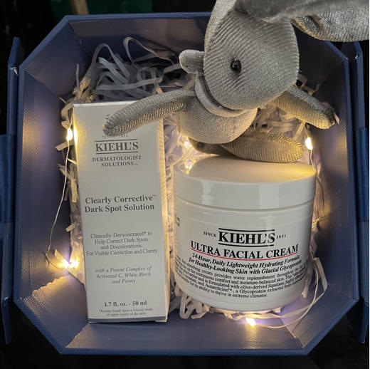 【授权商品 促销款】美国 Kiehl＇s 科颜氏高保湿面霜125ml+科颜氏新集白白均衡精华液50ml 礼盒装 商品图2