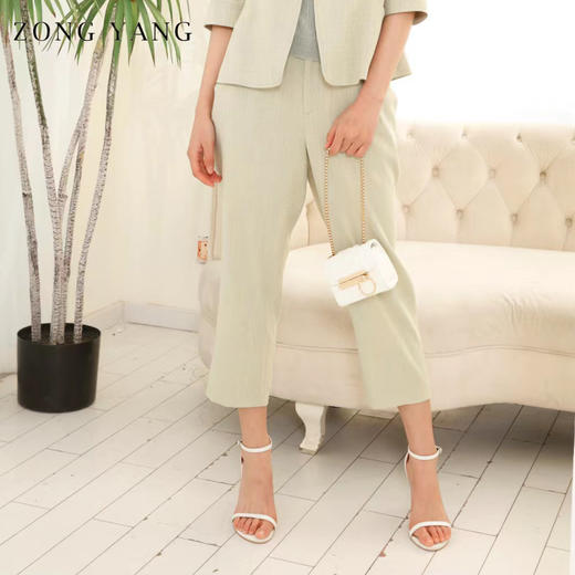 宗洋2022夏季新品女款小脚裤BXL3CK8084-56 商品图0