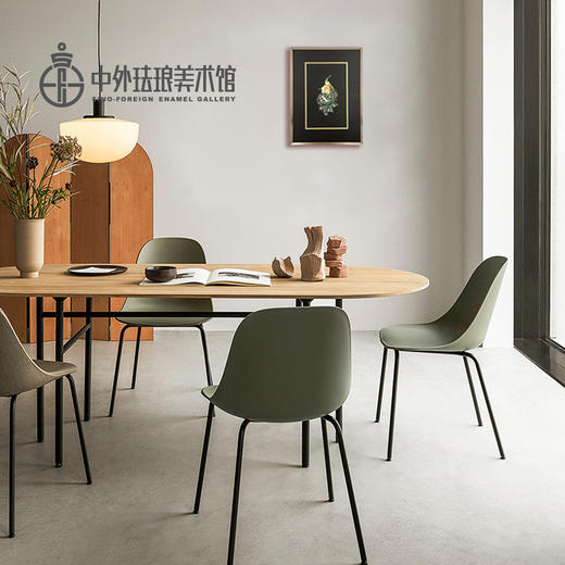 《孔雀》      脱胎掐丝珐琅画（可定制） 商品图5