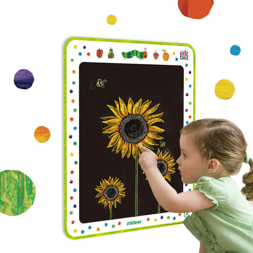 弥鹿（mideer）好饿的毛毛虫黑板绘画贴 商品图1