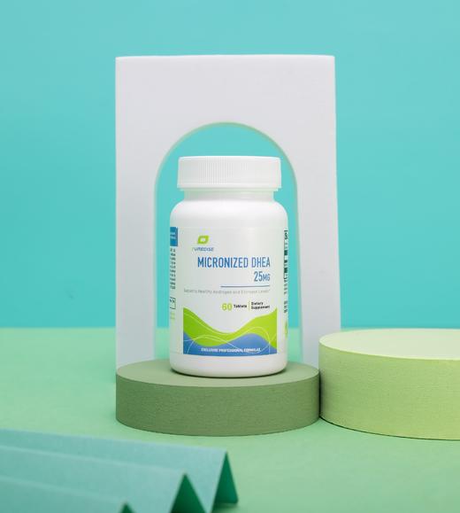 【荷尔蒙平衡-微粒化DHEA 25mg】DHEA-25mg 60片剂 支持类固醇平衡 Purecise 商品图4