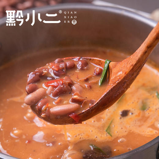 贵州特色黔小二软哨糟辣豆米火锅 豆香浓郁 汤底浓厚 好吃下饭速食便食 商品图1