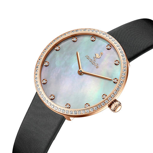 【ROROLOVE】诺爱Promise系列  天然钻石轻奢手表女新款简约女表腕表送礼物（80个钻石） 商品图7