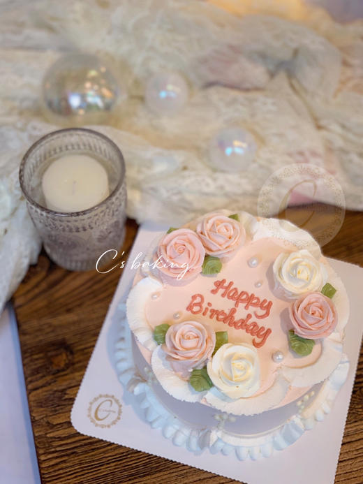 复古韩花款 忌廉蛋糕（默认自提，收费配送请联系客服） 商品图2