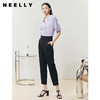 NEELLY纳俪商场同款2022夏季西装裤女高腰立体打褶休闲九分裤直筒N22051H01146 商品缩略图2