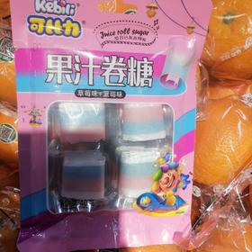 心里话果汁卷糖草莓味+蓝莓味40克