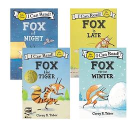 【I Can Read 3-7岁】my first 级别 Fox Is Late 苏斯博士金奖 狐狸的故事绘本4册