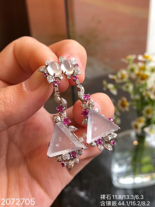 2072705，玻璃三角形耳坠，32999 商品图1