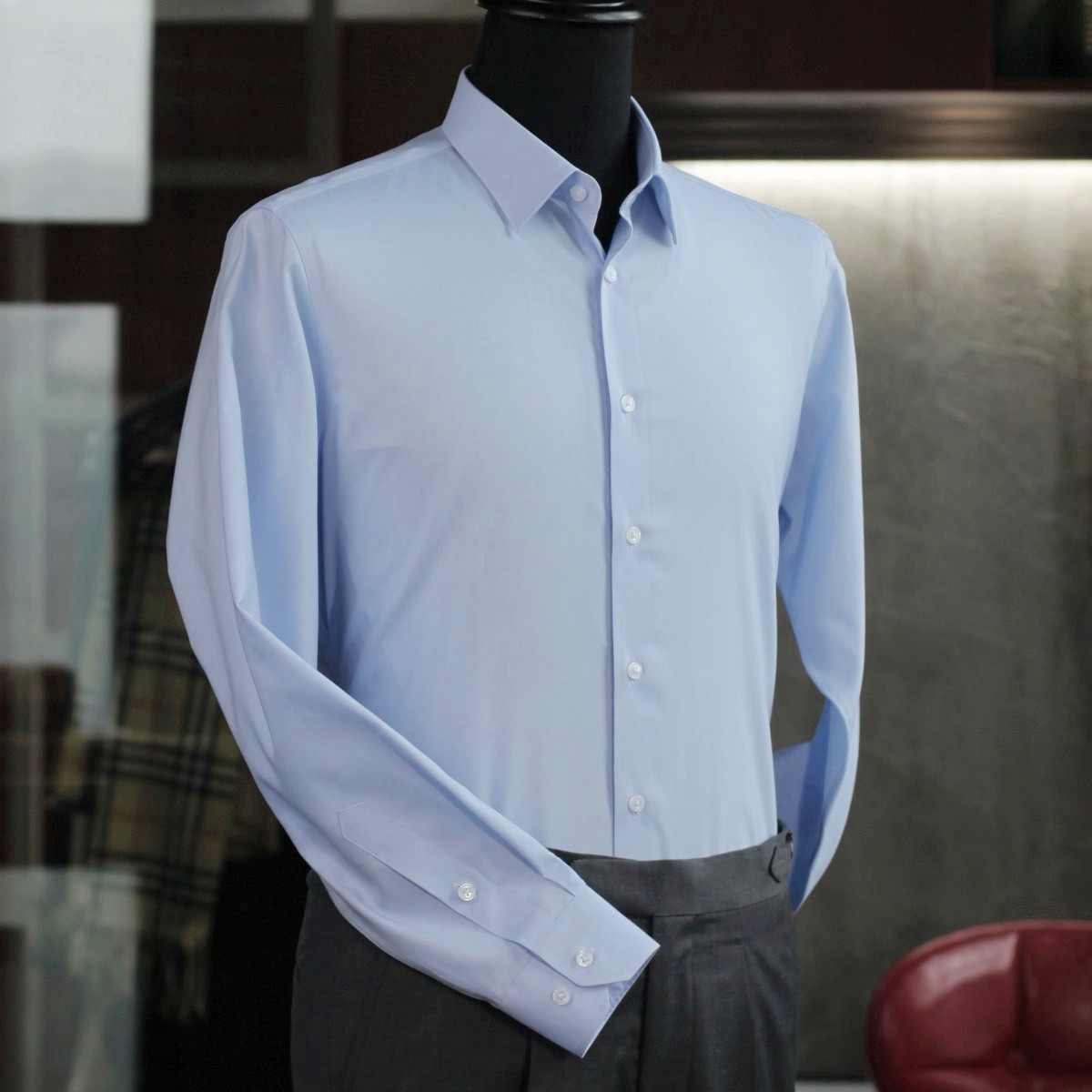 NEP 大众型标准剪裁男长袖/短袖衬衫DP全免烫工艺 多色可选