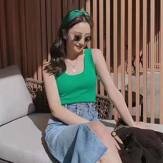 【MAOmore】一线品牌同厂春夏新品简约圆领羊毛背心慵懒随意可飒可性感 商品图0