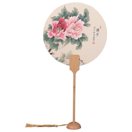 冯倩【国风】花鸟工笔画团扇 商品图1