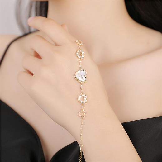 Love Note 情书系列 | 飞鸽爱心手链 商品图1