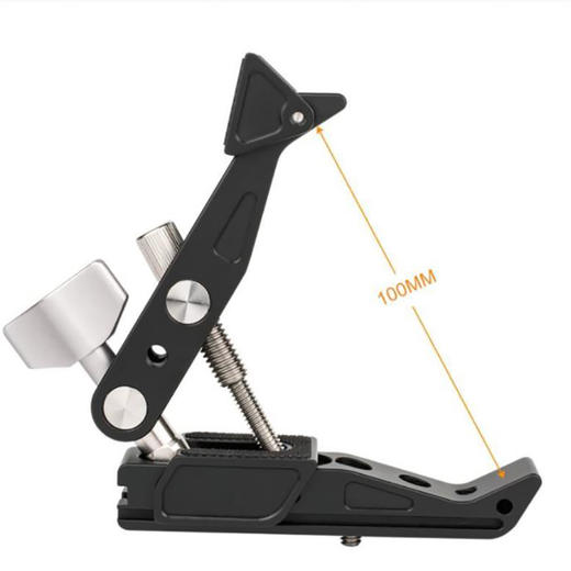 狼族优选丨CAVIX 钳式大力夹摄影单反便携支架户外拍摄固定云台卡扣式支撑夹（赠送转换螺丝） 商品图1