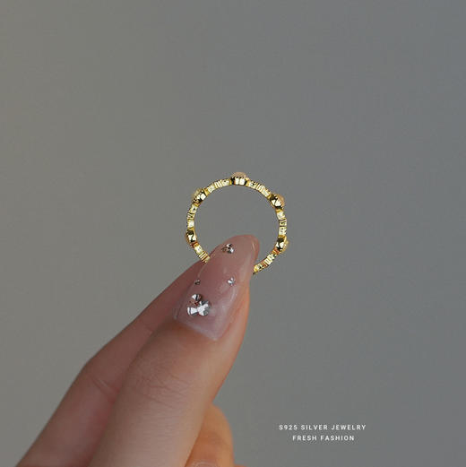 子佩集【巴洛克猫眼】S925银复古巴洛克风猫眼石戒指【YXS-K1048】 商品图3