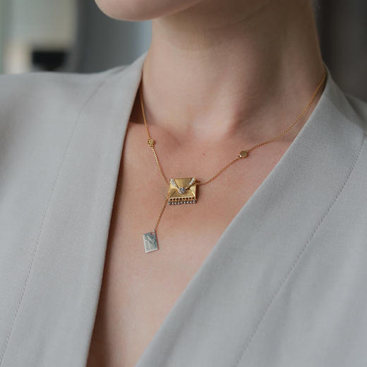 Love Note 情书系列 | 一纸情书项链 商品图1