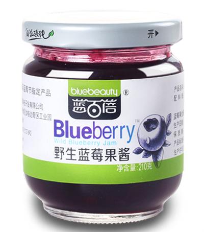 【直邮】野生蓝莓果酱 210g*3瓶 | 大兴安岭 商品图1
