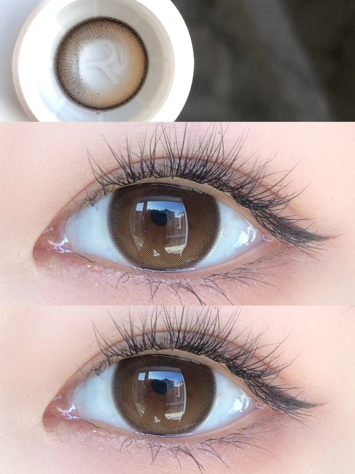 MOREA年抛隐形眼镜 黄油啤酒14.2mm 1副/2片-VVCON美瞳商城8