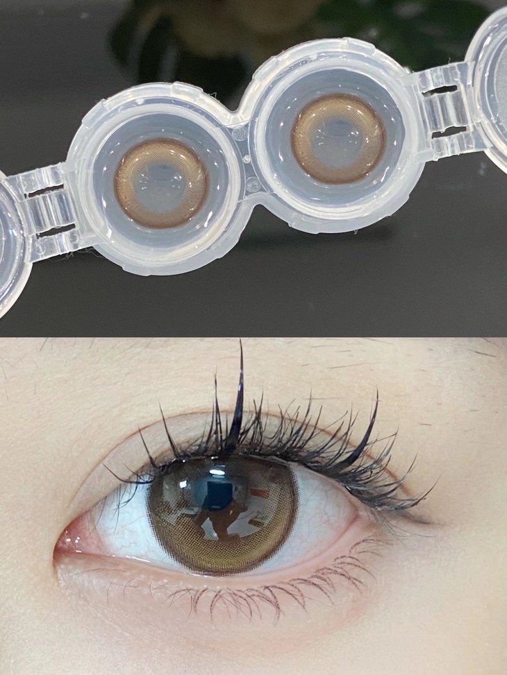 MOREA年抛隐形眼镜 黄油啤酒14.2mm 1副/2片-VVCON美瞳商城6