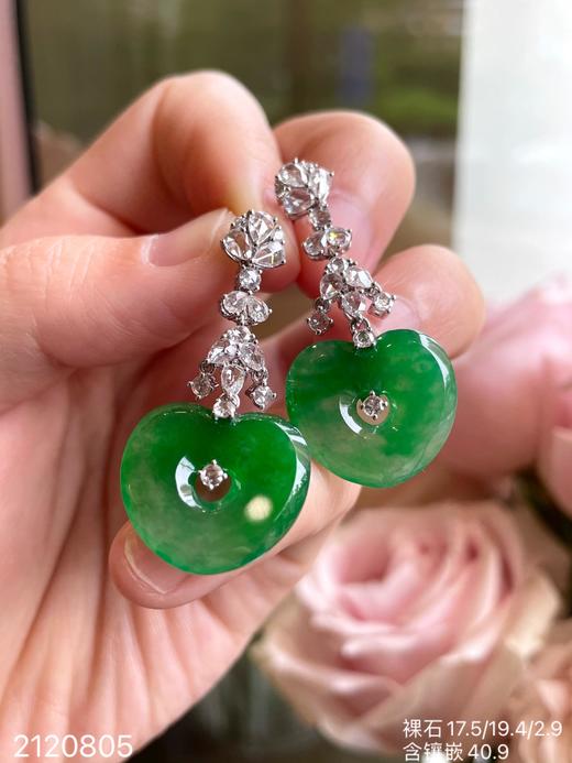 设计款桃心耳坠，99999【2120805】 商品图2