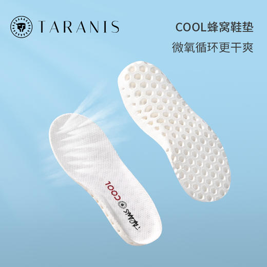 泰兰尼斯儿童运动学生蜂窝高弹舒适避震清凉透气吸汗中大童鞋垫   TAJB15007 商品图2
